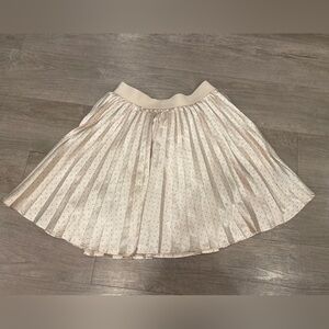 Pink Pastel Polka Dot Pleated Skirt